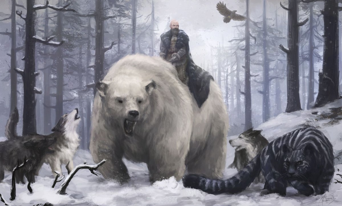 Художник Татьяна Данчурова охота