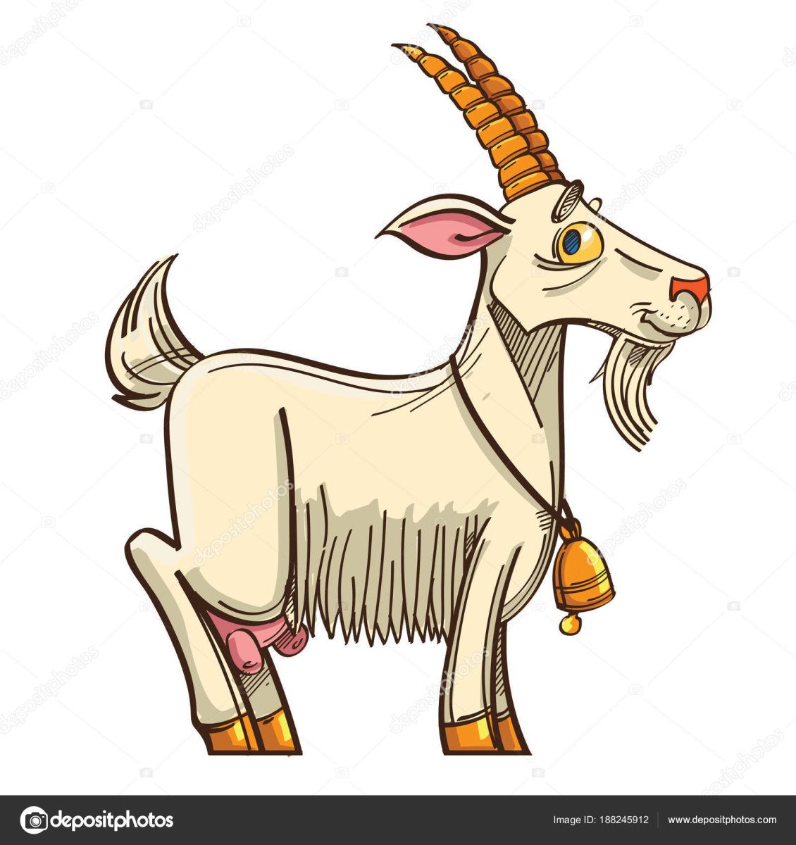 Коза мультяшная