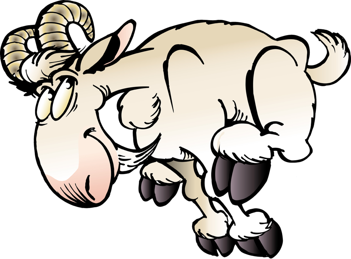 Козел карикатура