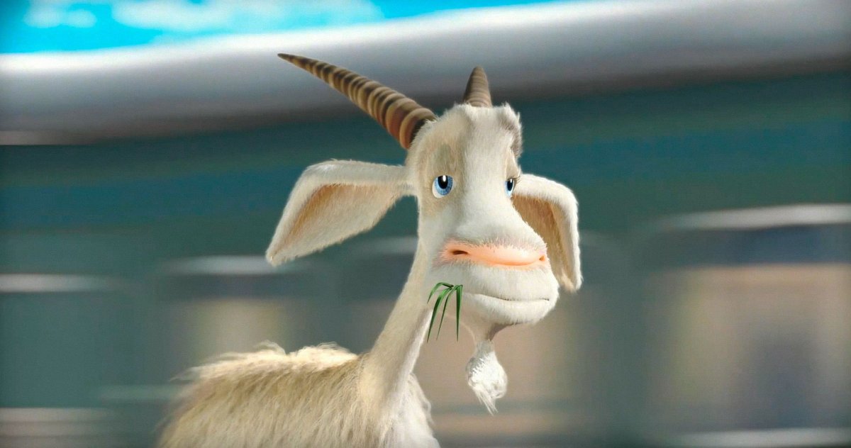 Коза из мультфильма