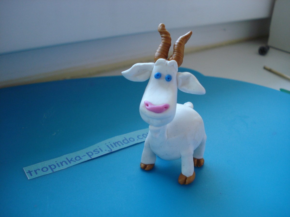 Лепка козлик