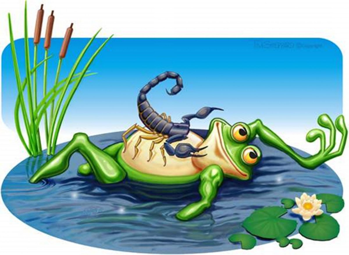 Притча о Скорпионе и лягушке