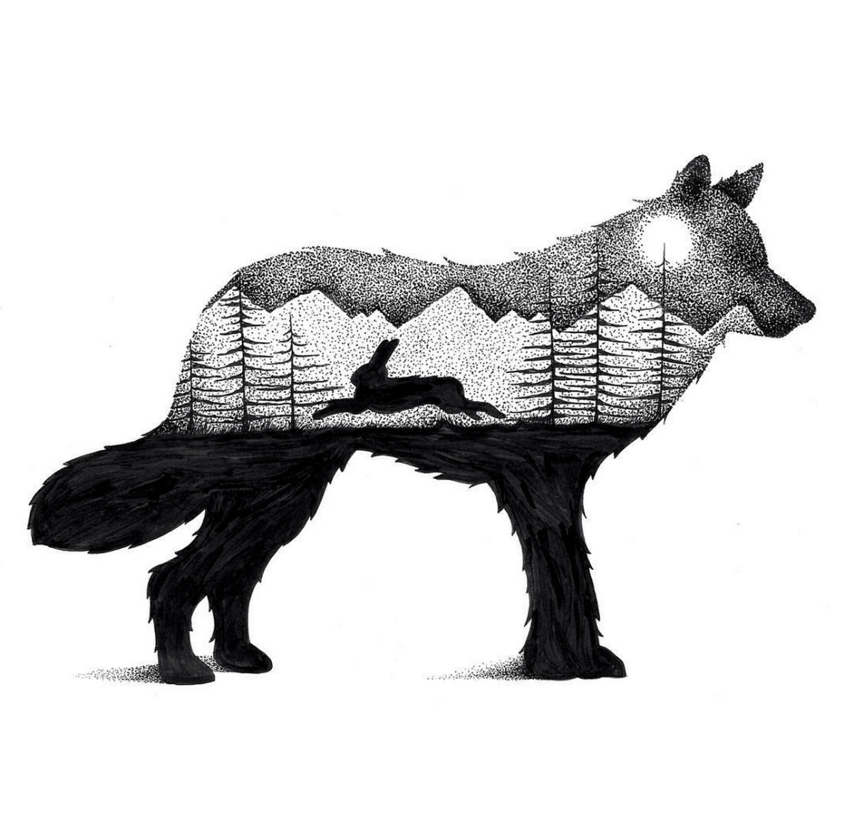 Животные композиция