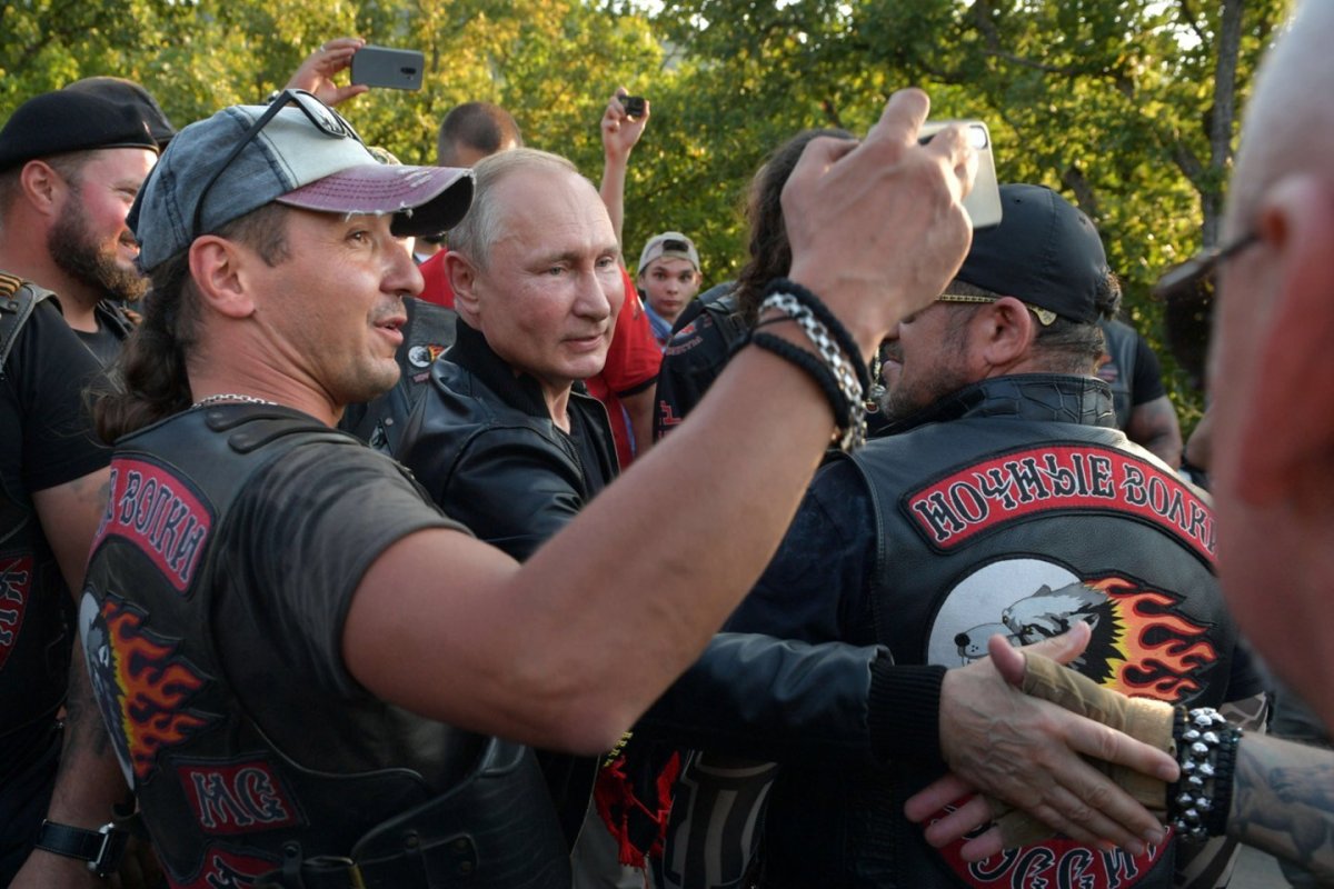 Ночные волки байкеры Химки