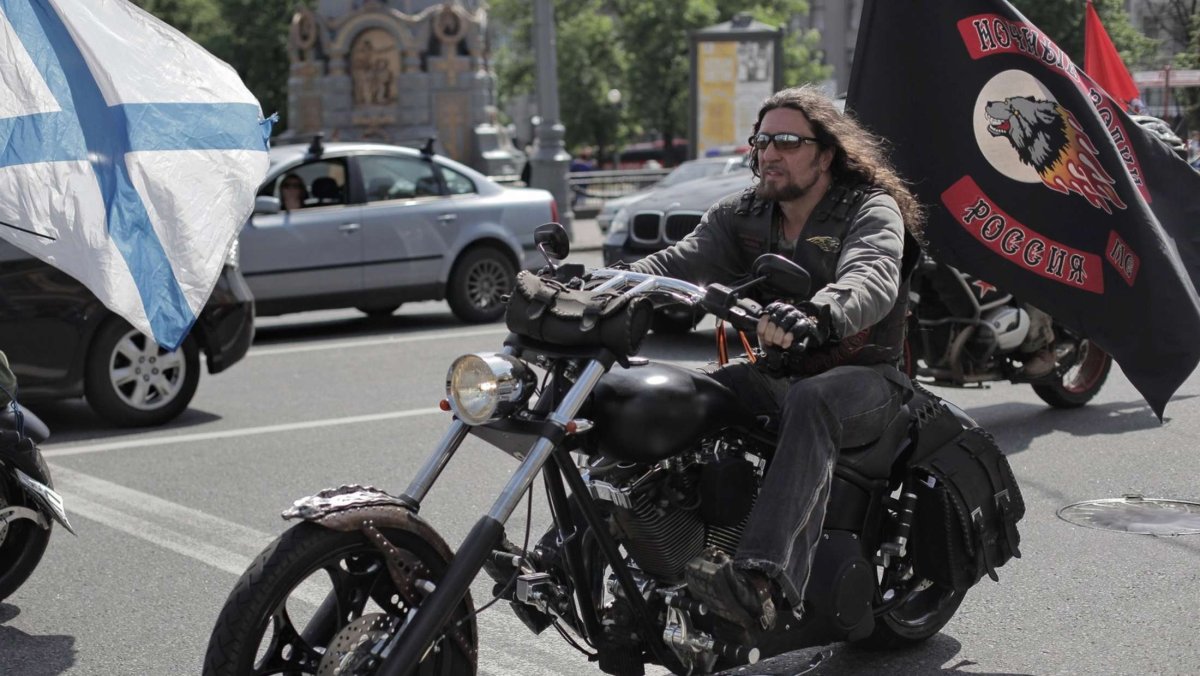 Эмблема мотоклуба ночные волки