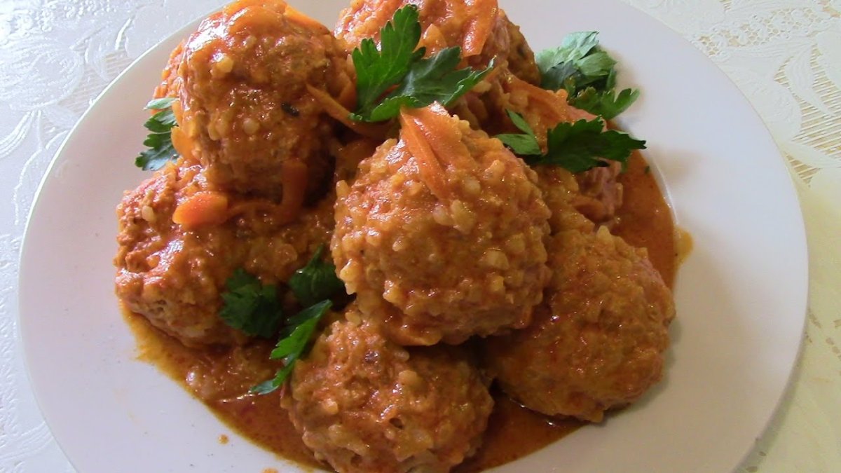 Тефтельки ежики