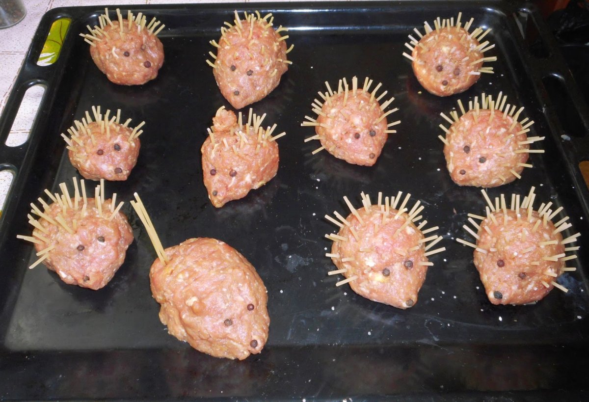 Котлеты ежа