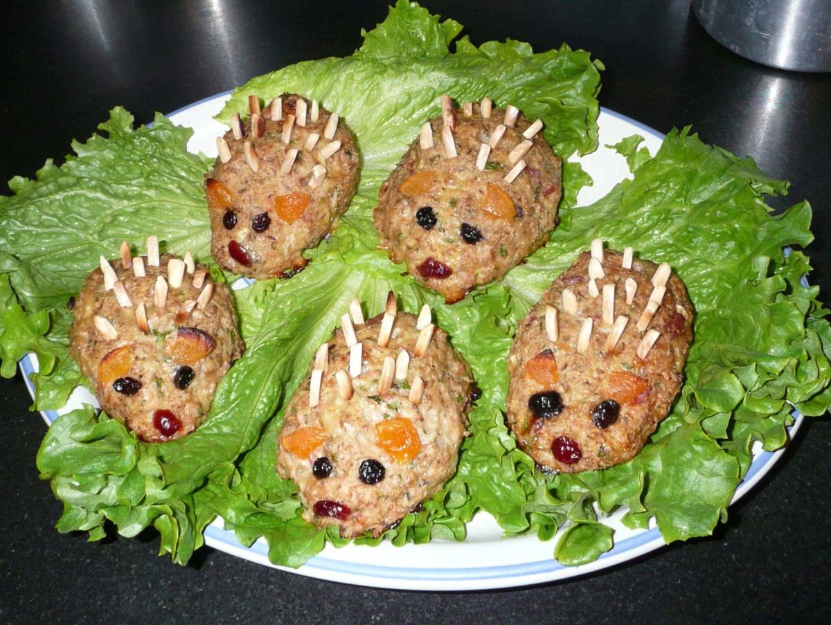 Блюдо Ёжики с рисом