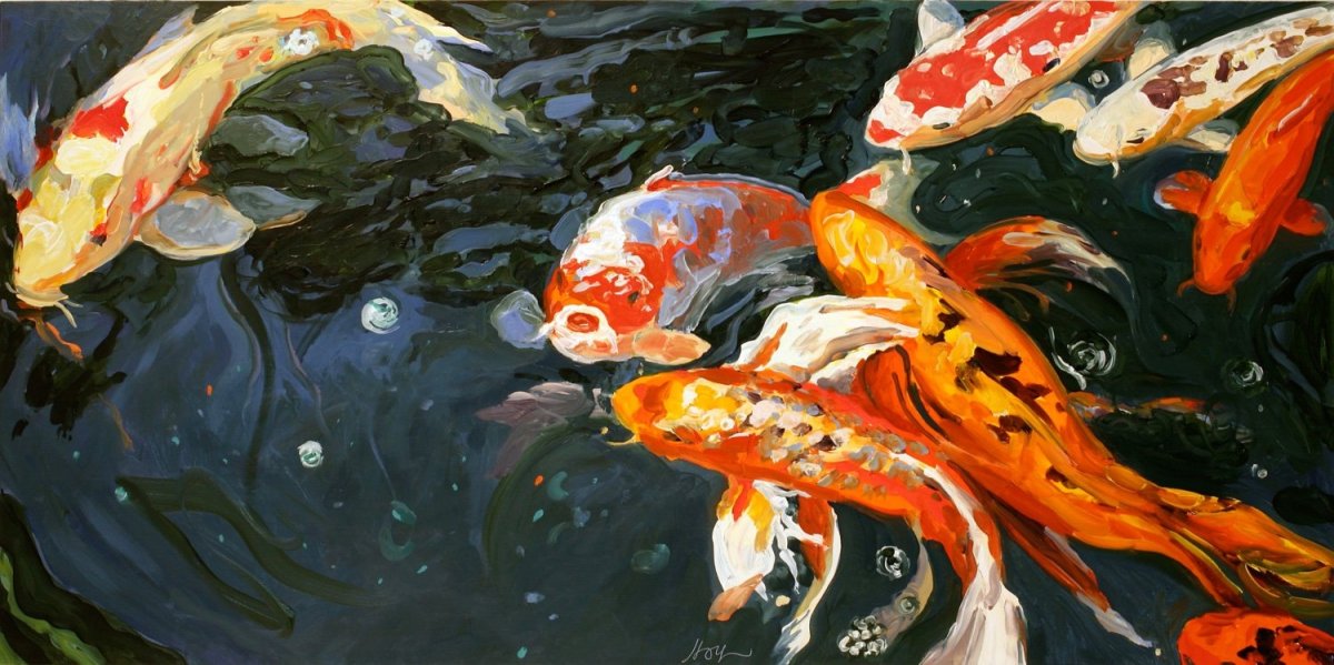 Карп кои вуалехвост