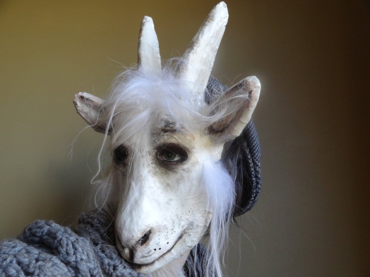 Коза в парике