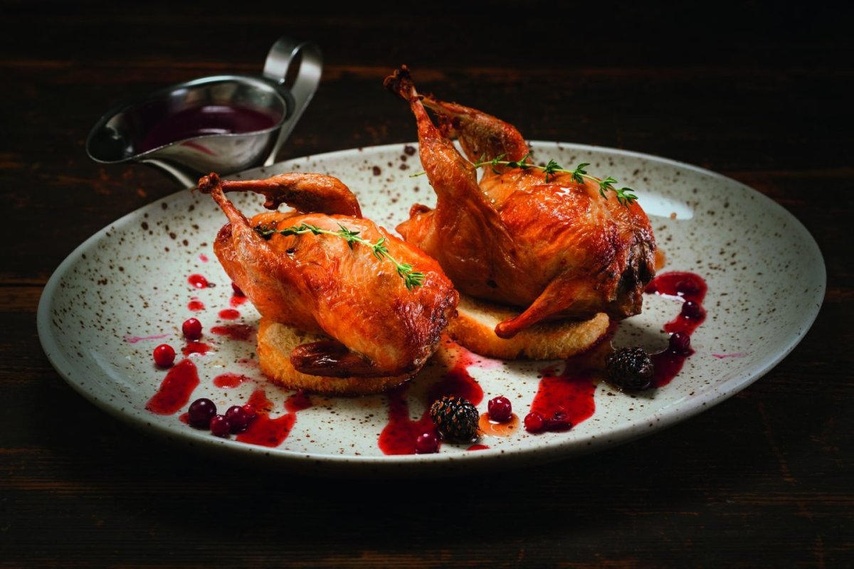 Рябчик на гриле