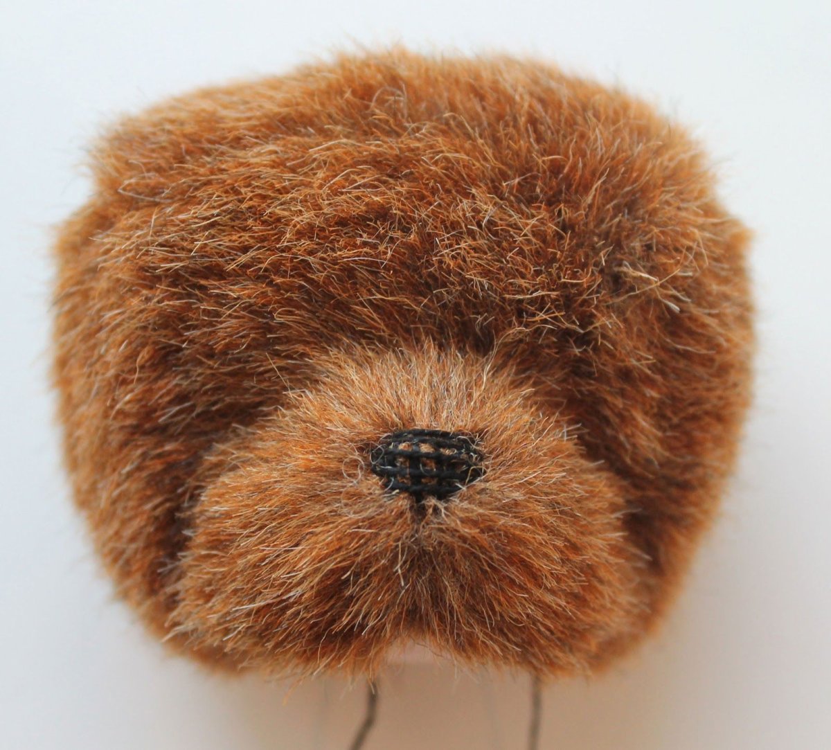 Вышить нос мишке