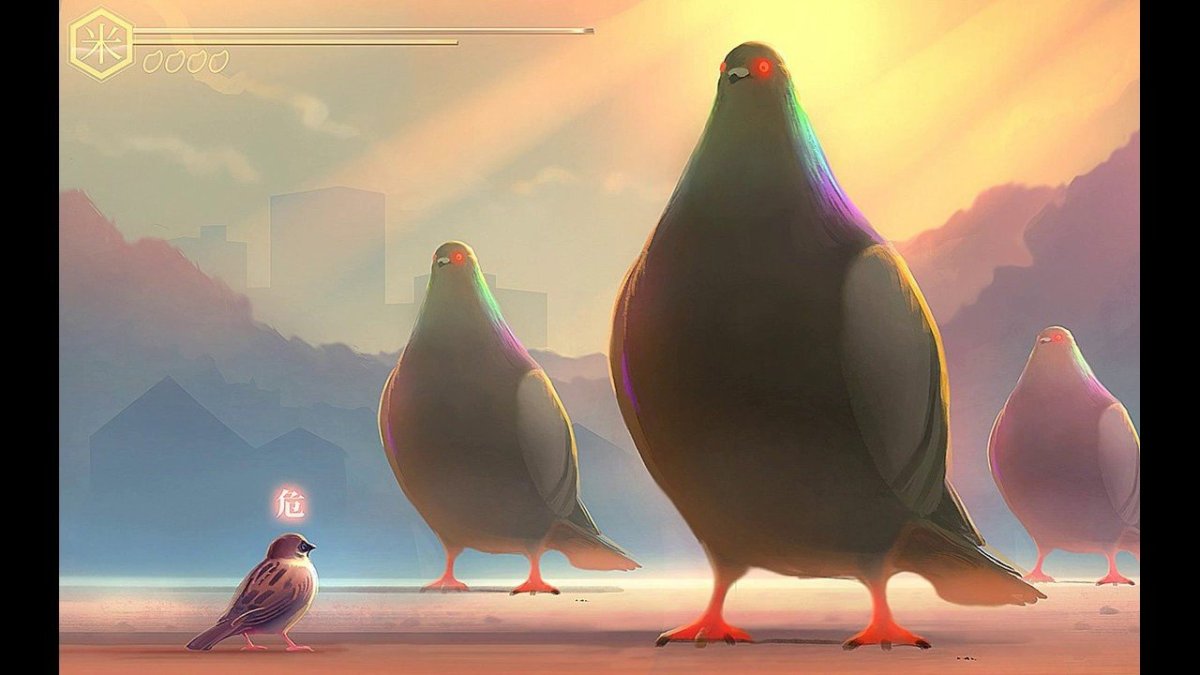 Глупый голубь