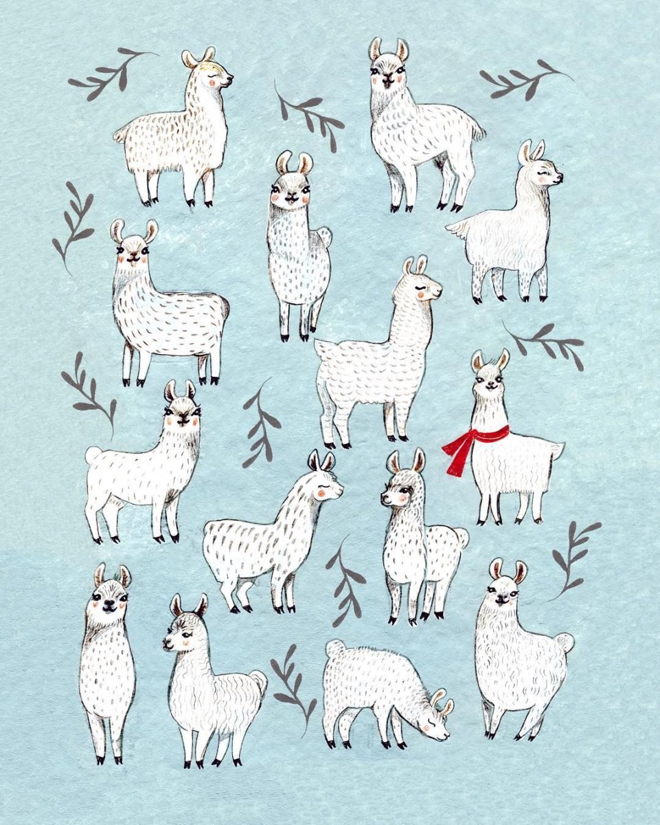 Альпака иллюстрация