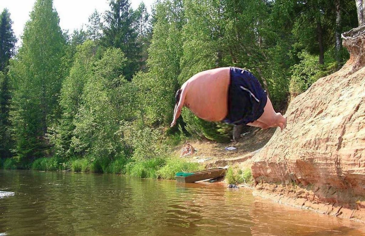 Приколы на речке