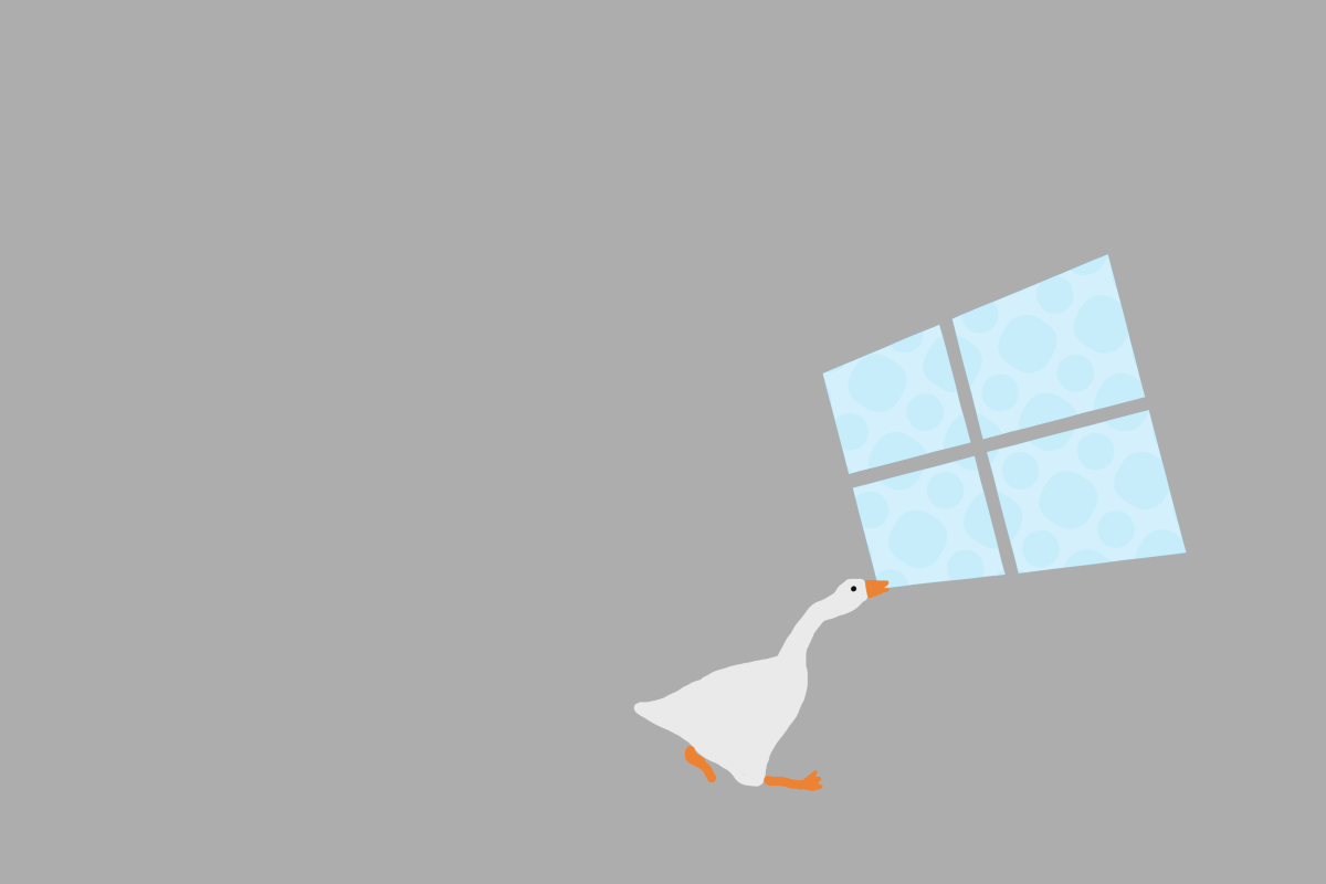 Обои с гусями