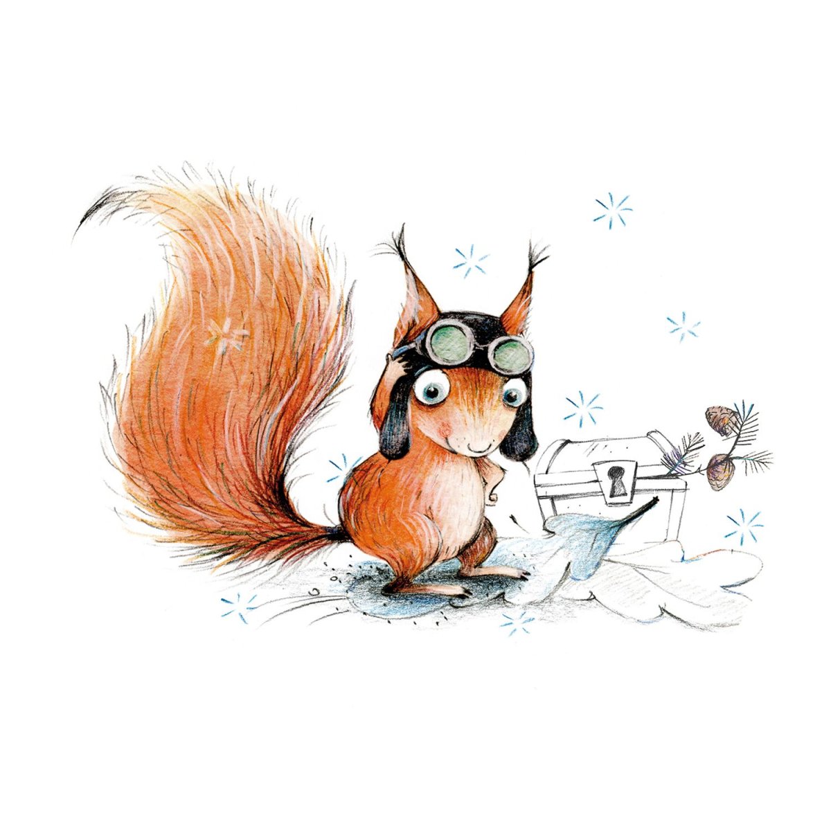 Лес с животными