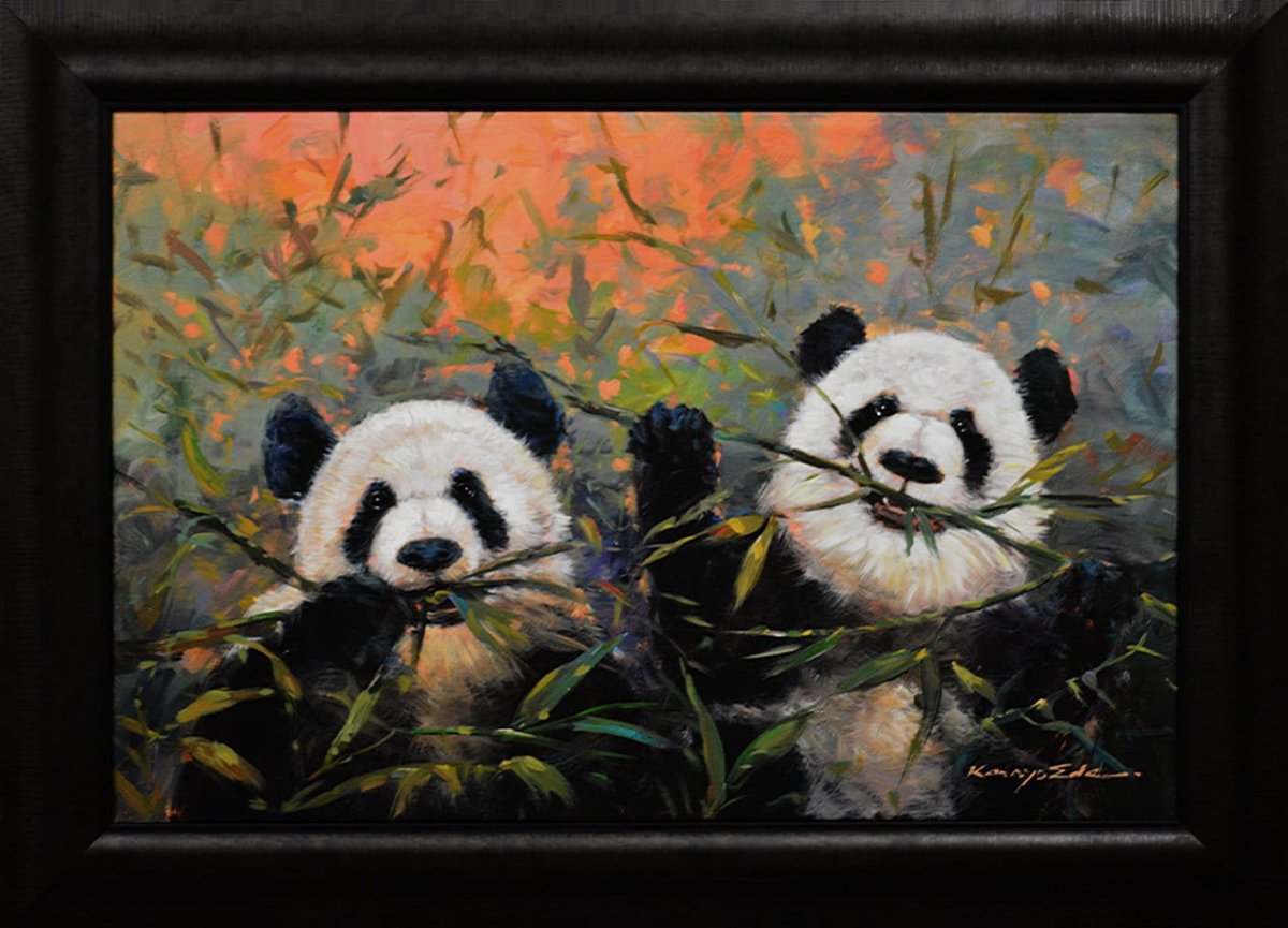 Панда картины художников