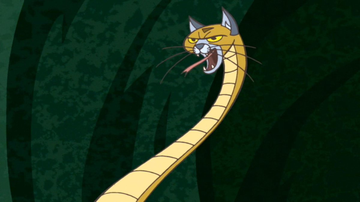 Кот со змеиного