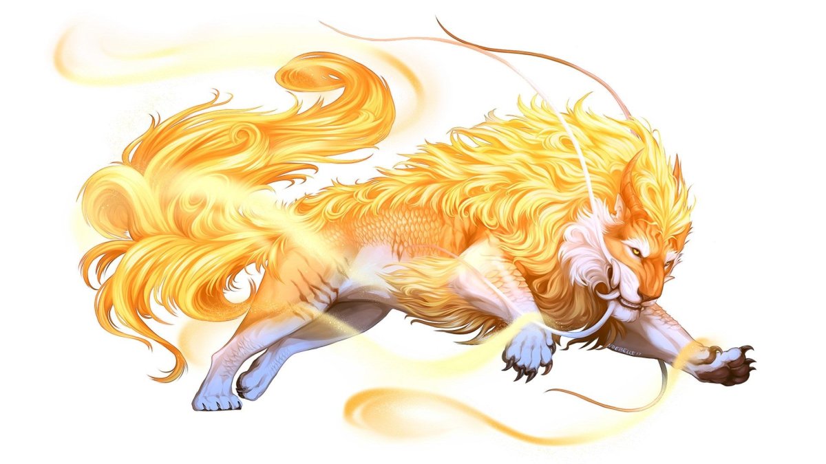 Лев арт рисунок