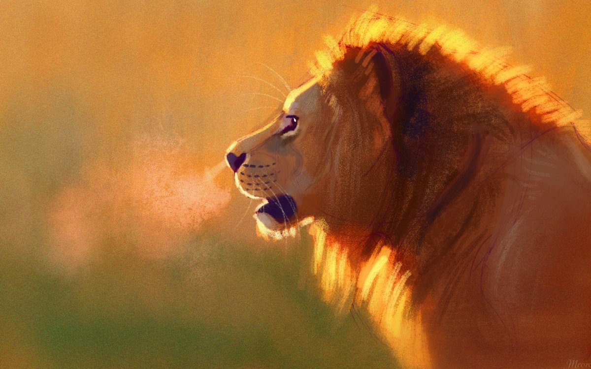 Картинка Льва на заставку