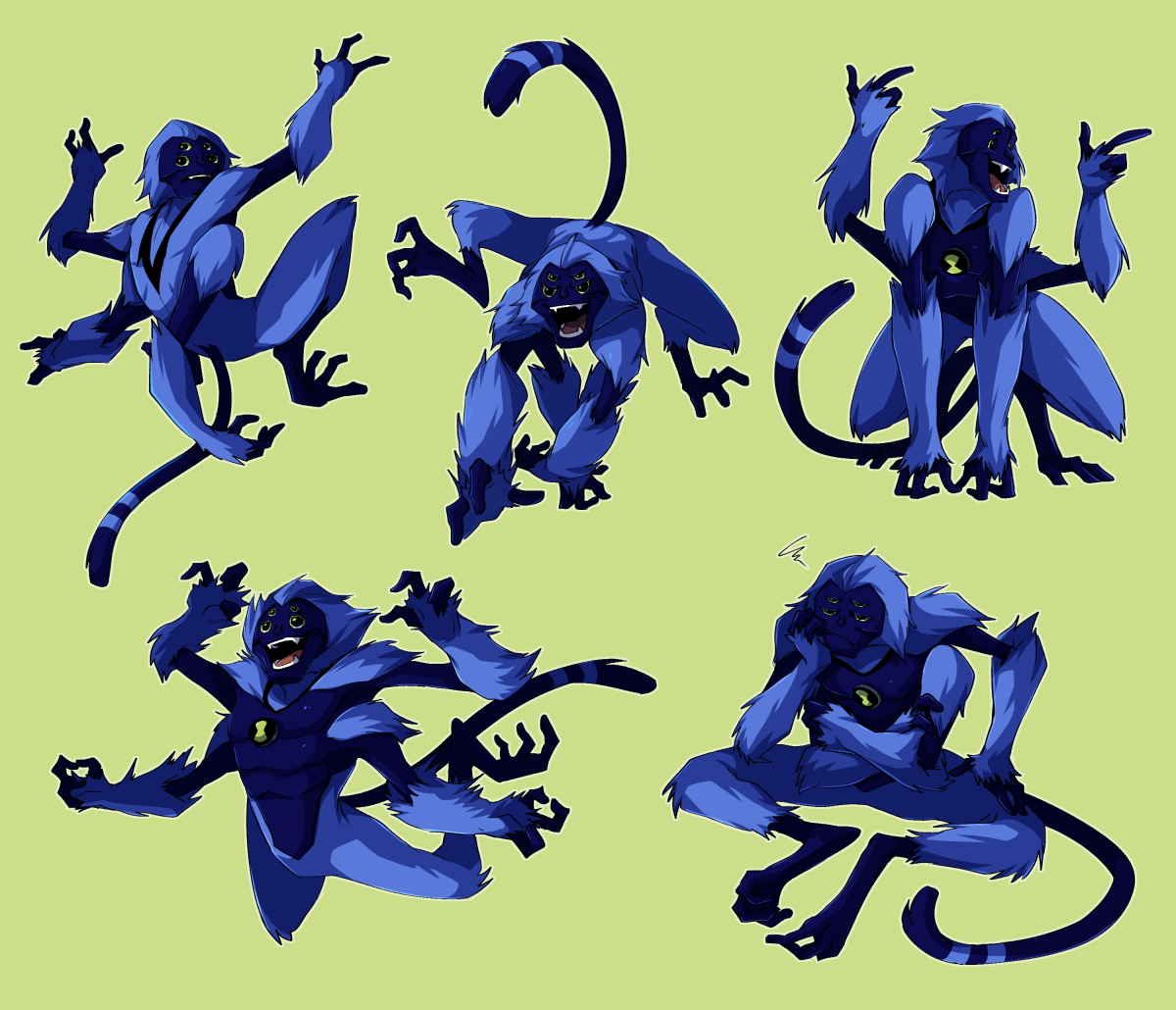 Паукообразная обезьяна и девушка