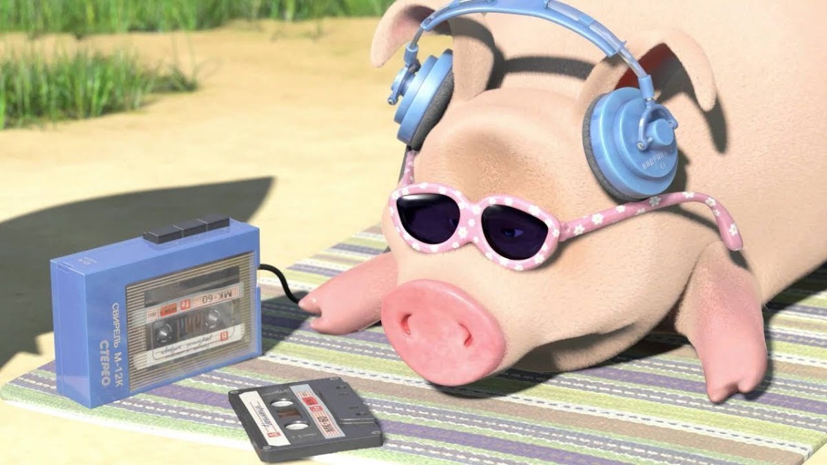 Свиньи пасутся