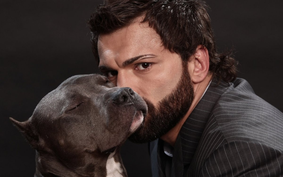 Андрей Арловский с собакой