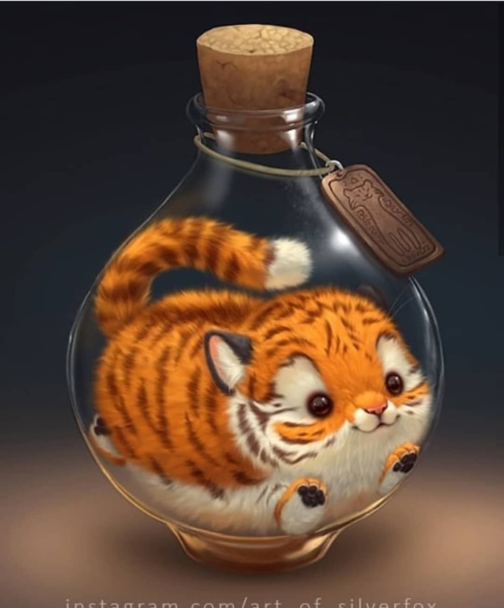 Бутылка в виде тигра