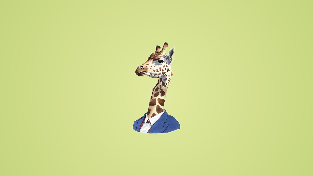 Жираф Минимализм
