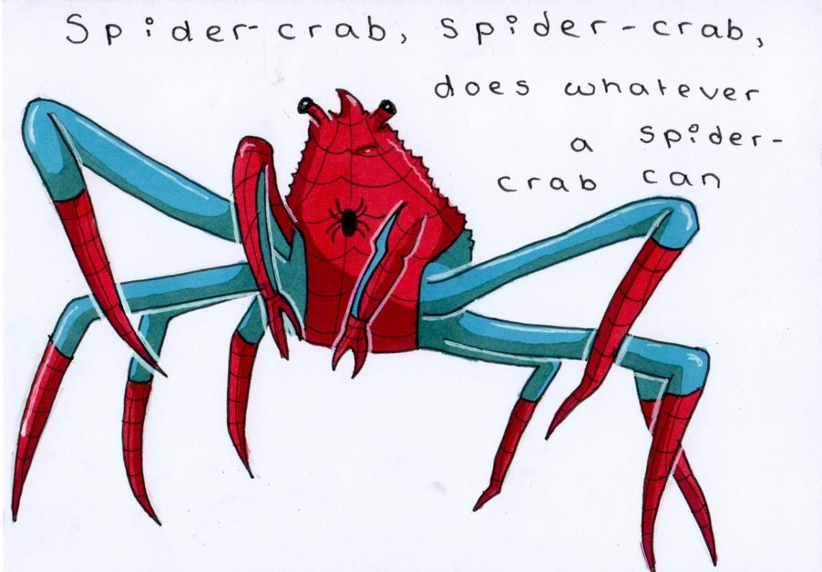 Краб с метровыми ногами