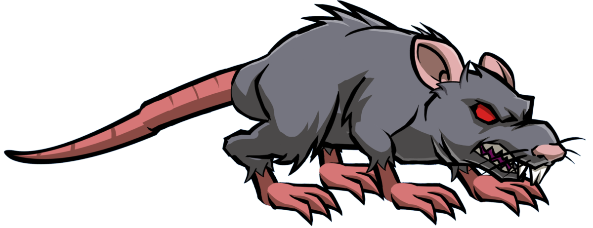 Крыса мультяшная злая