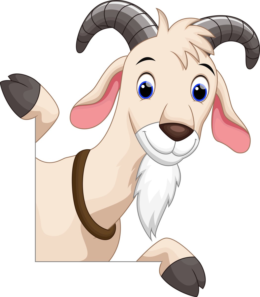 Смешная коза