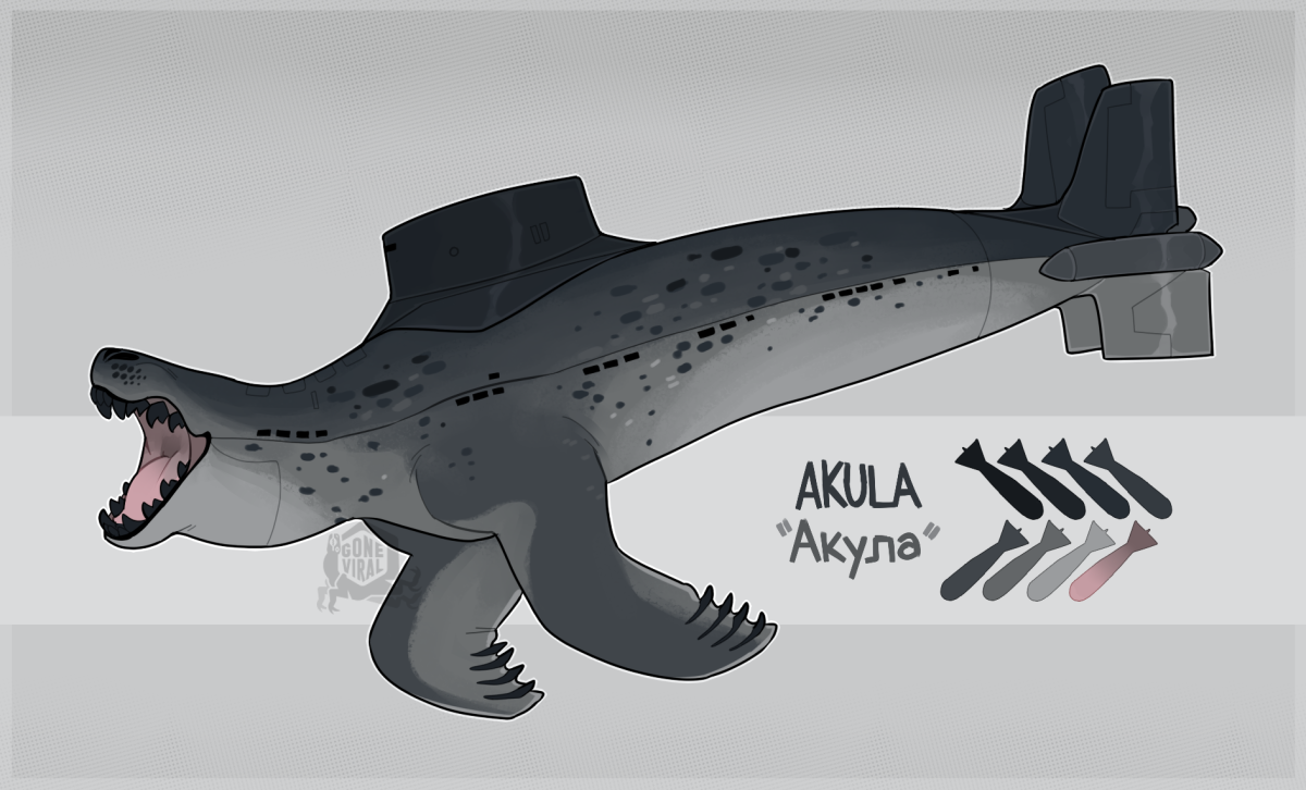 Белая акула людоед кархародон
