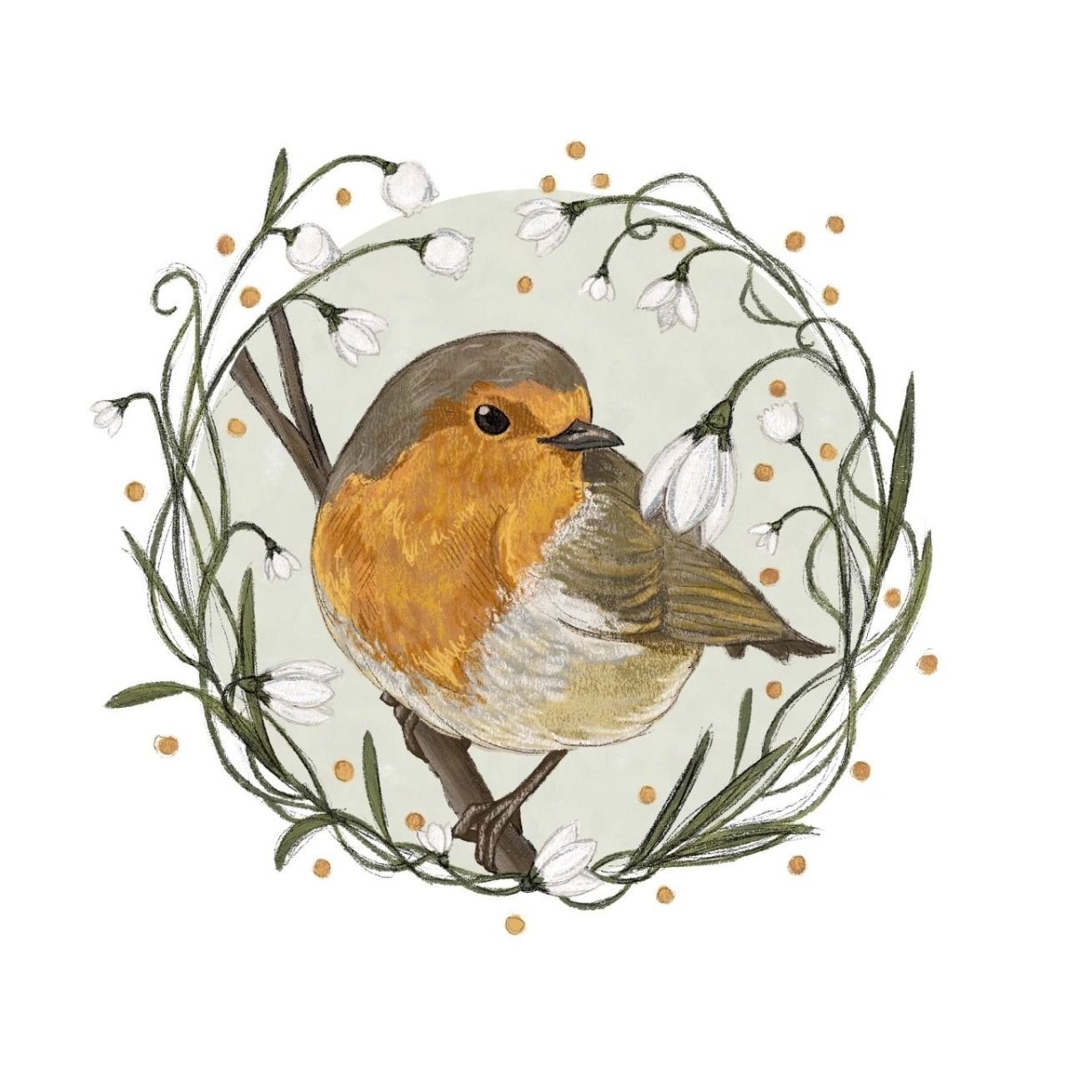 Птица в шапке