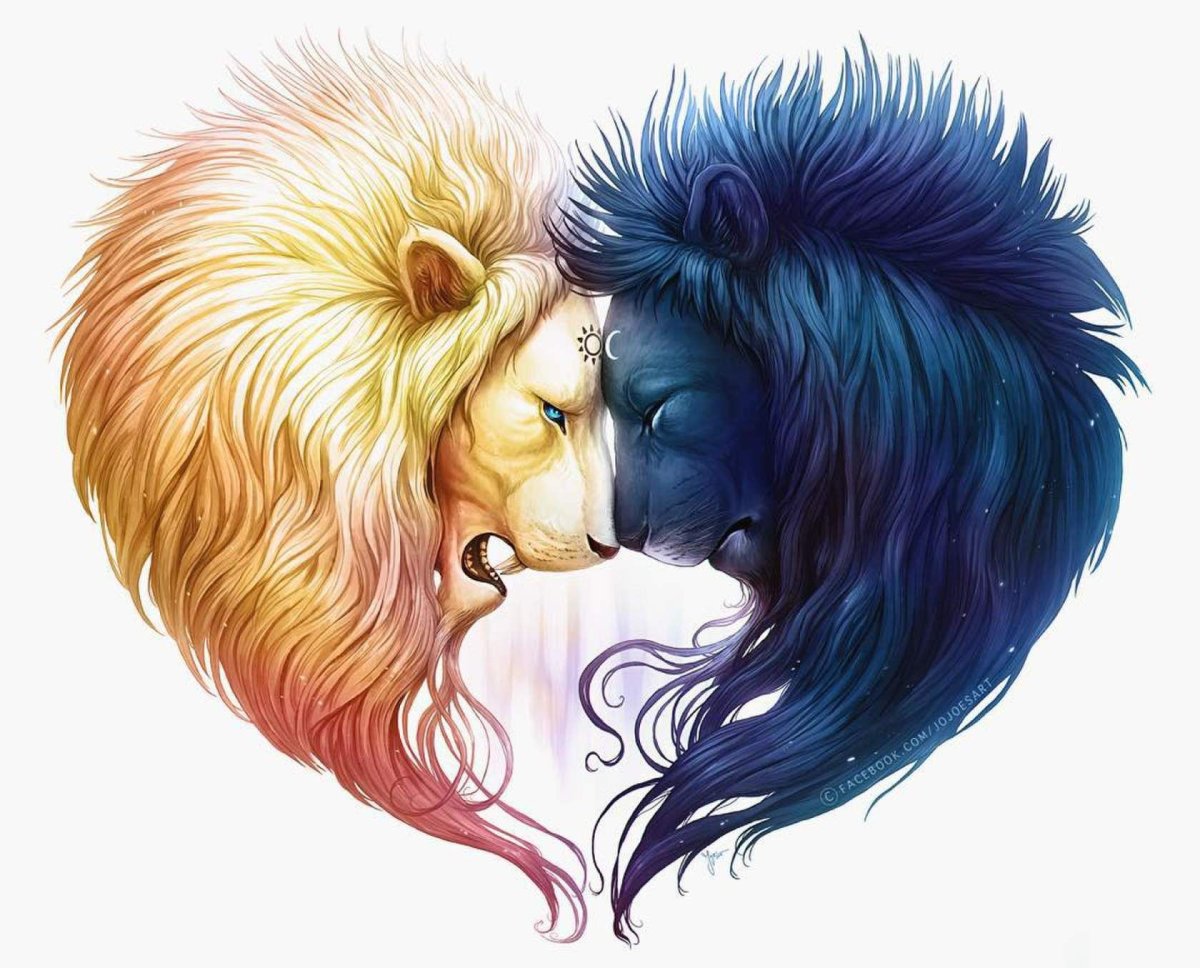 Обои на рабочий стол Лев