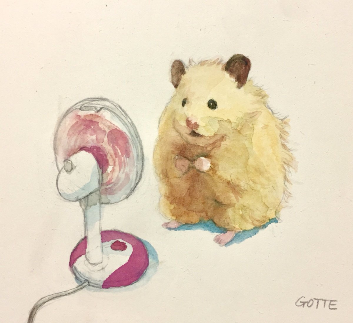 Хомячки арты