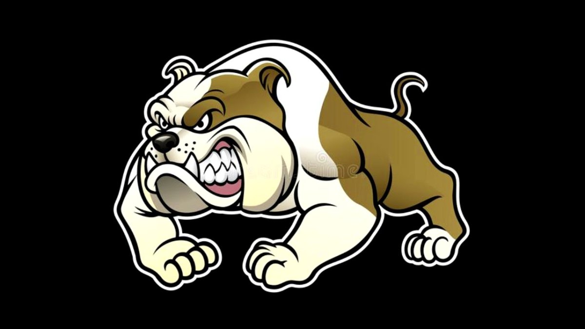 Злой бульдог мультяшный