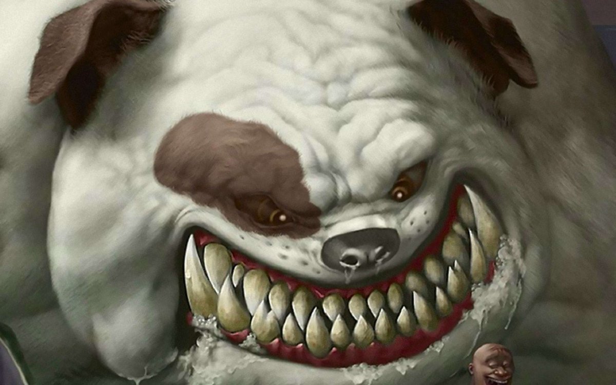 Бульдог страшный