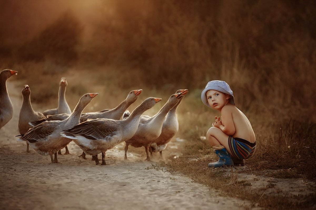 Гусь для детей