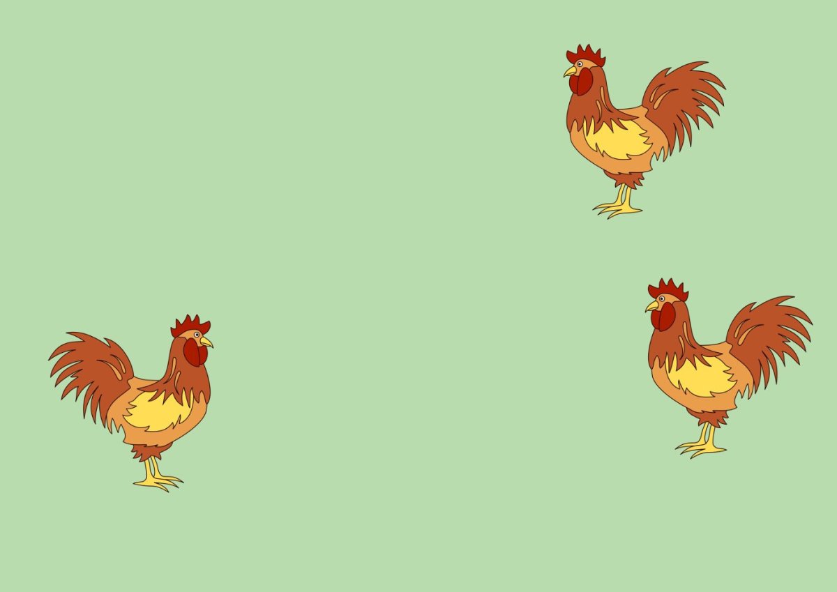Фон петух