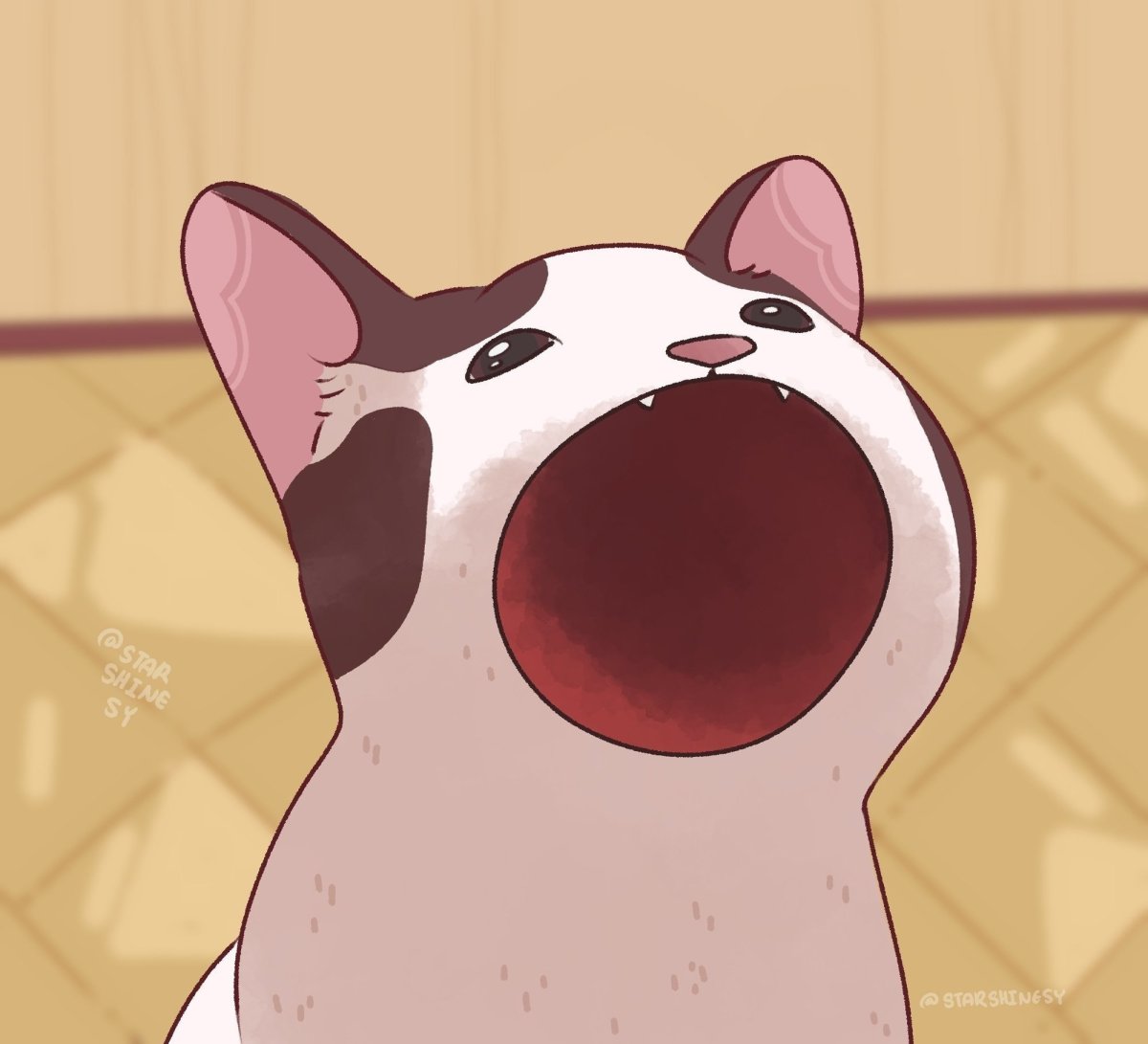 Кот улыбается Мем