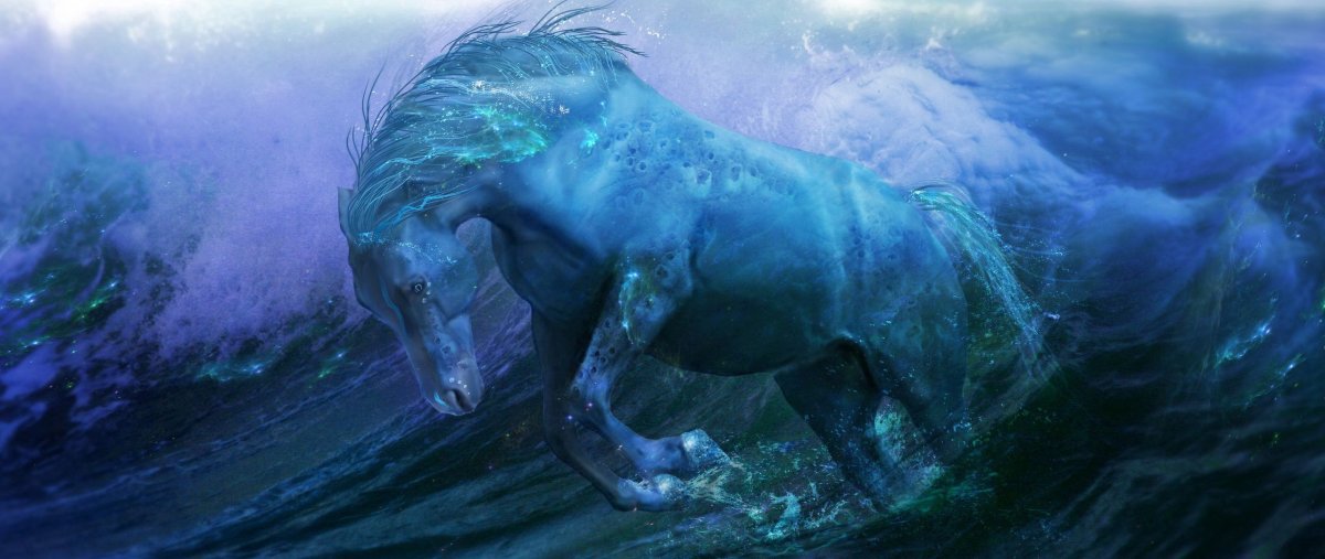 Лошади в океане