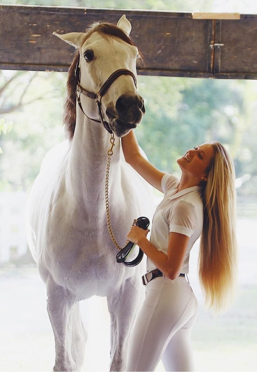 Девушка с лошадью