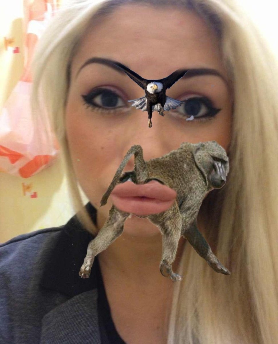 Прикол с большими губами