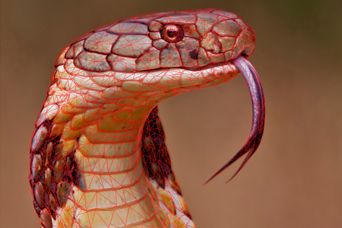 Маленькая зеленая змея