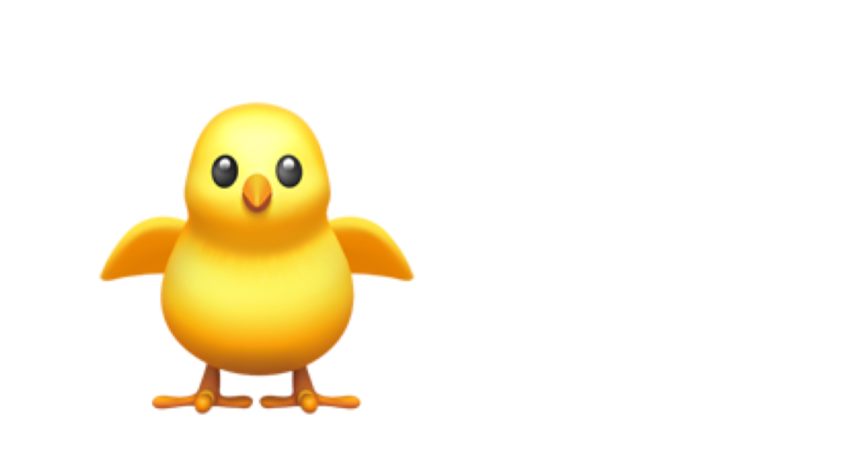 ЭМОДЖИ цыпленок