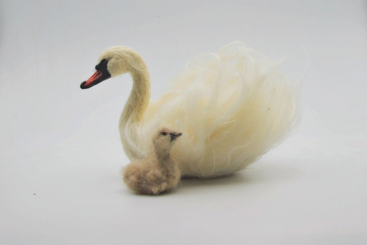 Маленькие лебедята