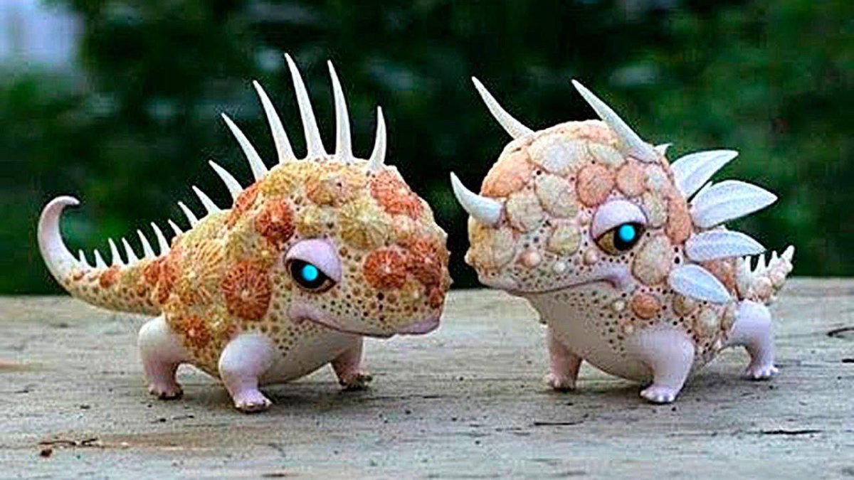 Фантастические существа из фарфора Ани Стасенко и славы Леонтьева