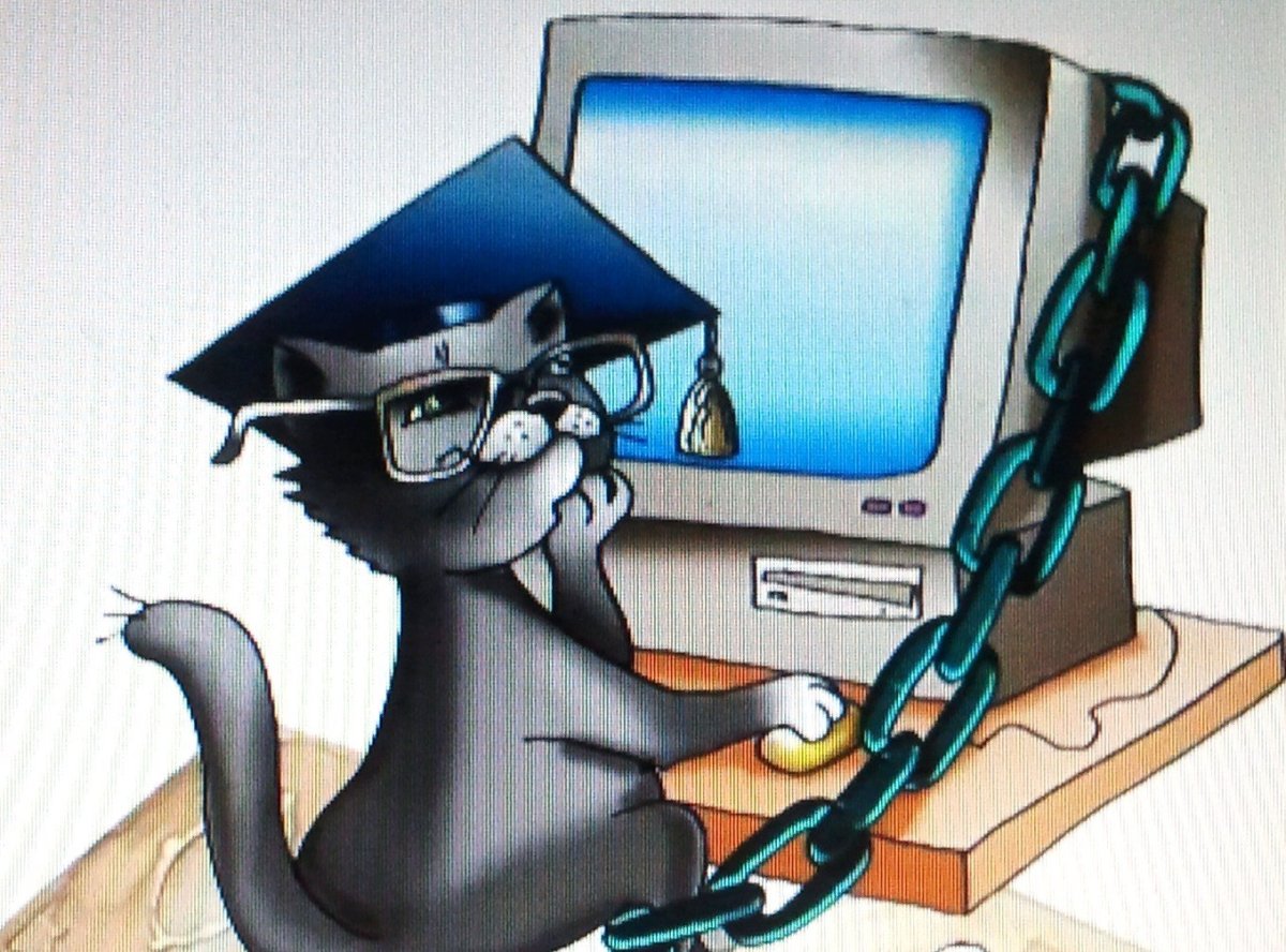 Медальки кот ученый